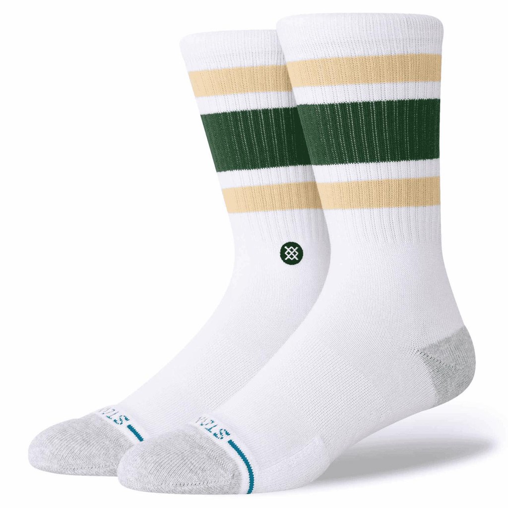 Meia NBA Milwaukee Bucks Cano Longo Stance Unissex Original