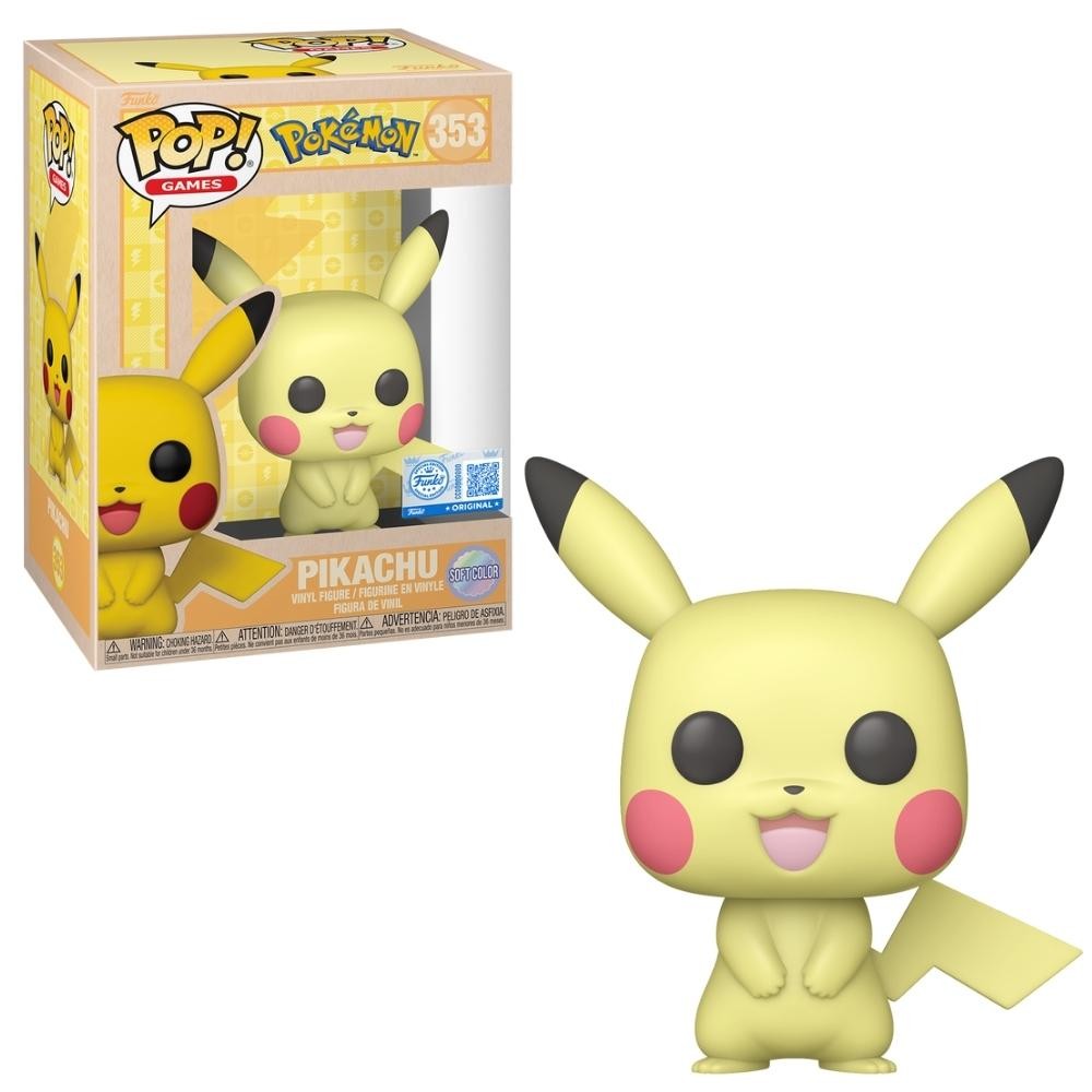 Boneco Funko Pop! Pokémon - Pikachu (Cores Claras) em Oferta na Shopee