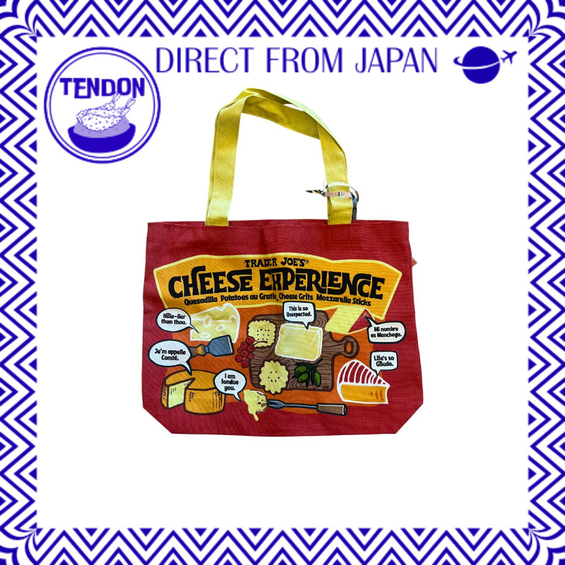 【DIRETO DO JAPÃO】Trader Joe's Cheese Bolsa Tote [importação paralela]