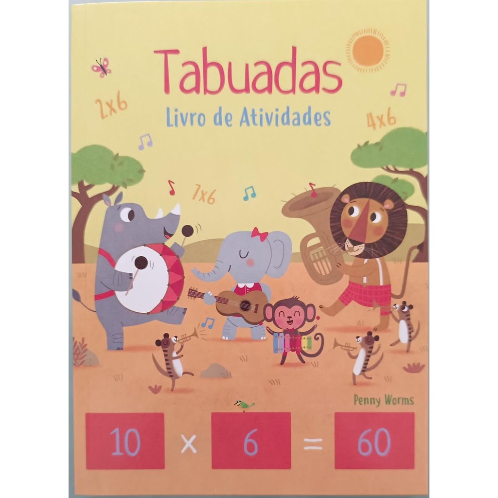 Tabuadas | Livro de Atividades | Formato Menor em Oferta na Shopee
