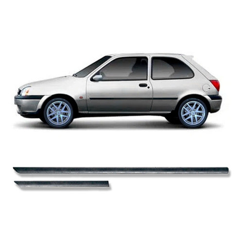 Jogo Friso Lateral Fiesta 2pts 2000 2001 2002 4pcs Preto em Oferta na Shopee