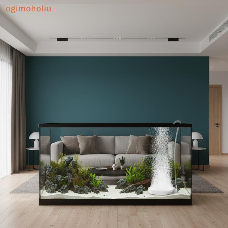 [GMH] Aerador De Oxigênio Para Pedra De Ar De Aquário Difusor De Disco De Bolha Macia Sem Danos Às Escamas De Peixe Tanq