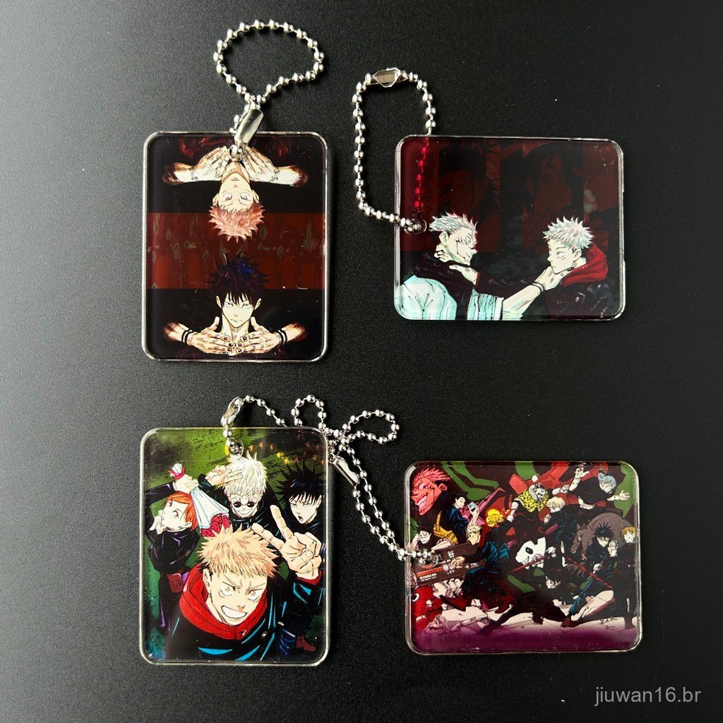 Chaveiro de acrílico de edição limitada Jujutsu Kaisen, versão japonesa, Gojo Satoru, chaveiro gashapon, ornamento, pres