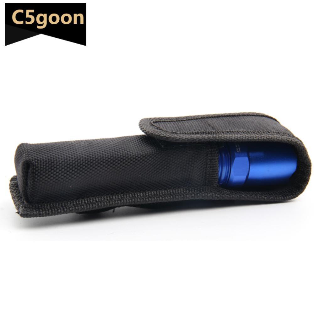 C5GOON Lanterna Bolsa Tática Molle 1680D Náilon Tocha Titular Carry Case Para 5 "-7 " K2T3