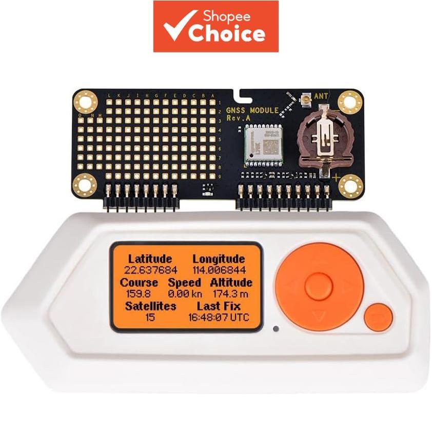 Módulo receptor GNSS para Flipper Zero, suporta GPS, BeiDou (BDS), GLONASS e sistemas QZSS, com antena GNSS ativa