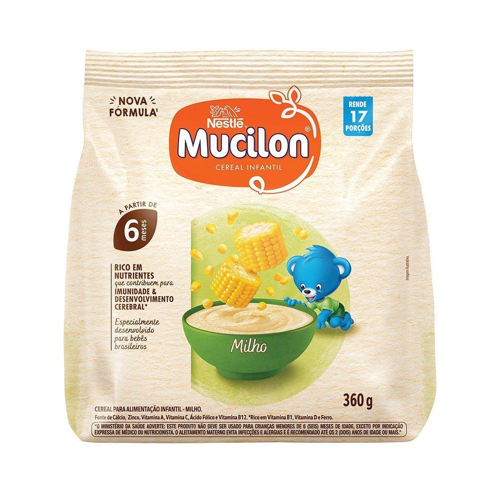 9 unidades Cereal Infantil Mucilon de Milho 360g