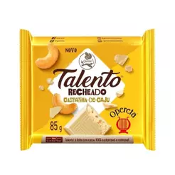 Chocolate Talento Opereta Recheado Castanha Caju 85g Embalagem com 12 Unidades