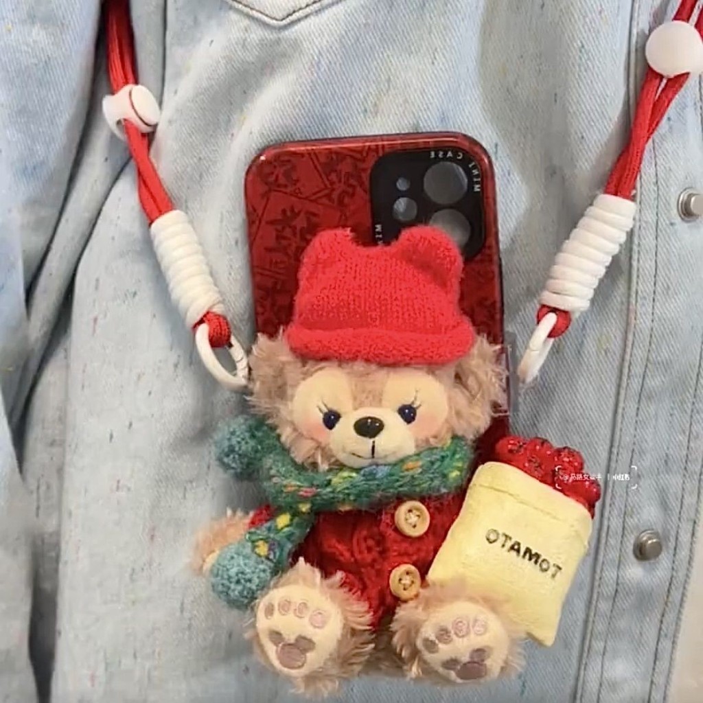 Tomate Vermelho Shirley Rose Chaveiro Decoração De Pelúcia Boneca Rosa Saco Dos Desenhos Animados Pingente JK0615