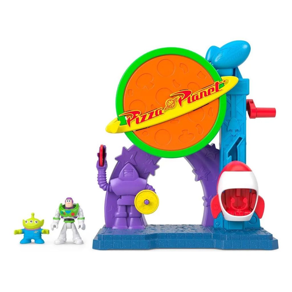 Toy Story Pizza Planet com Buzz e Alienígena Imaginext JKW20