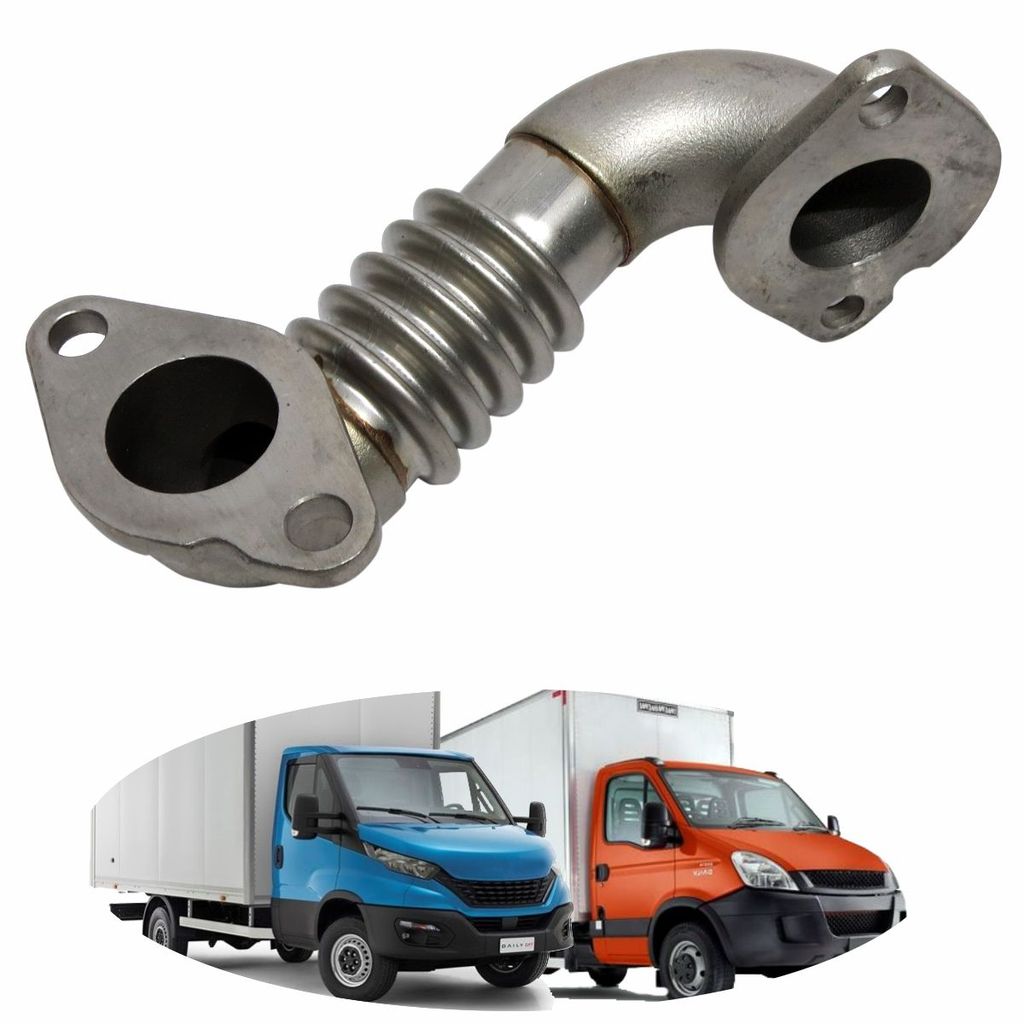 TUBO CONEXÃO ENTRADA VÁLVULA EGR DAILY 35S14/45S17/55C17/70C17/35-150/55-170/65-170/70-170 3.0 12-22 504333895/SKU1030