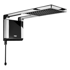Chuveiro Elétrico De Parede Lorenzetti Acqua Ultra Storm Preto-cromado 7800w 220v