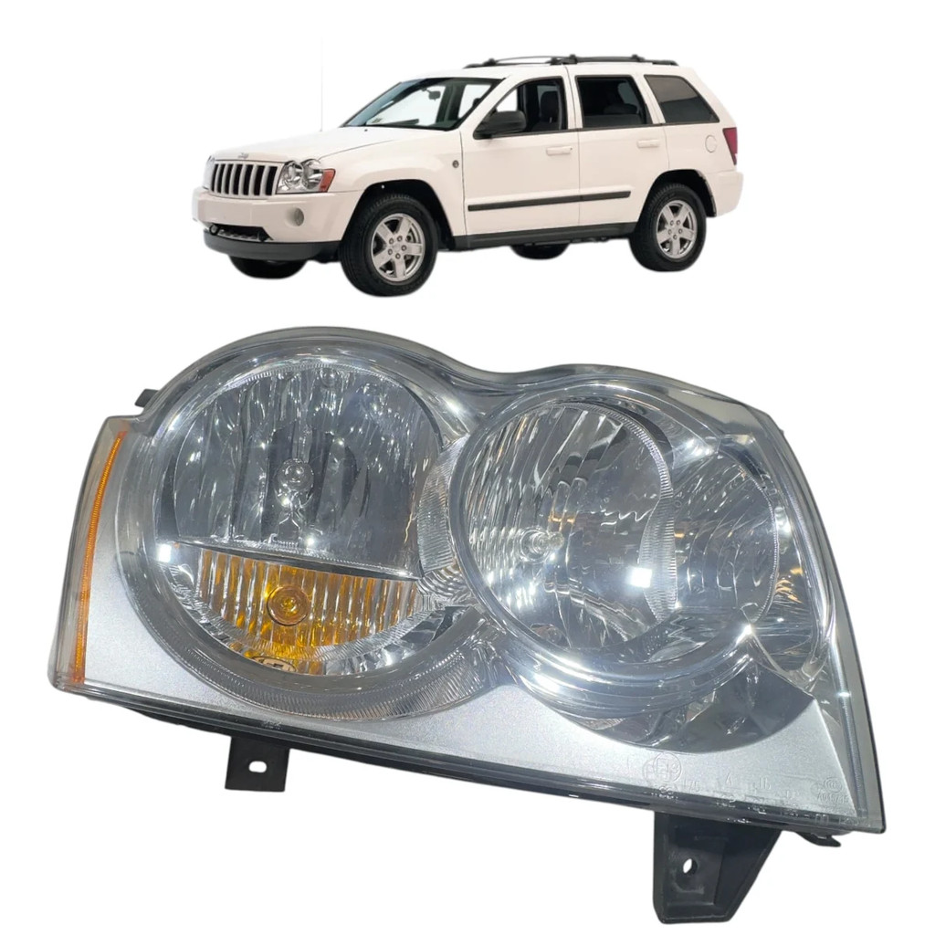 Farol Direito Original Jeep Grand Cherokee 2005 a 2010