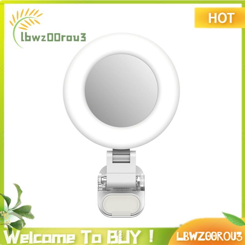 Ring Light Anel De Luz Portátil Com Clipe LED Para Telefones Celulares 3 Modos De Iluminação Ideais Vlogs Selfies Maquia