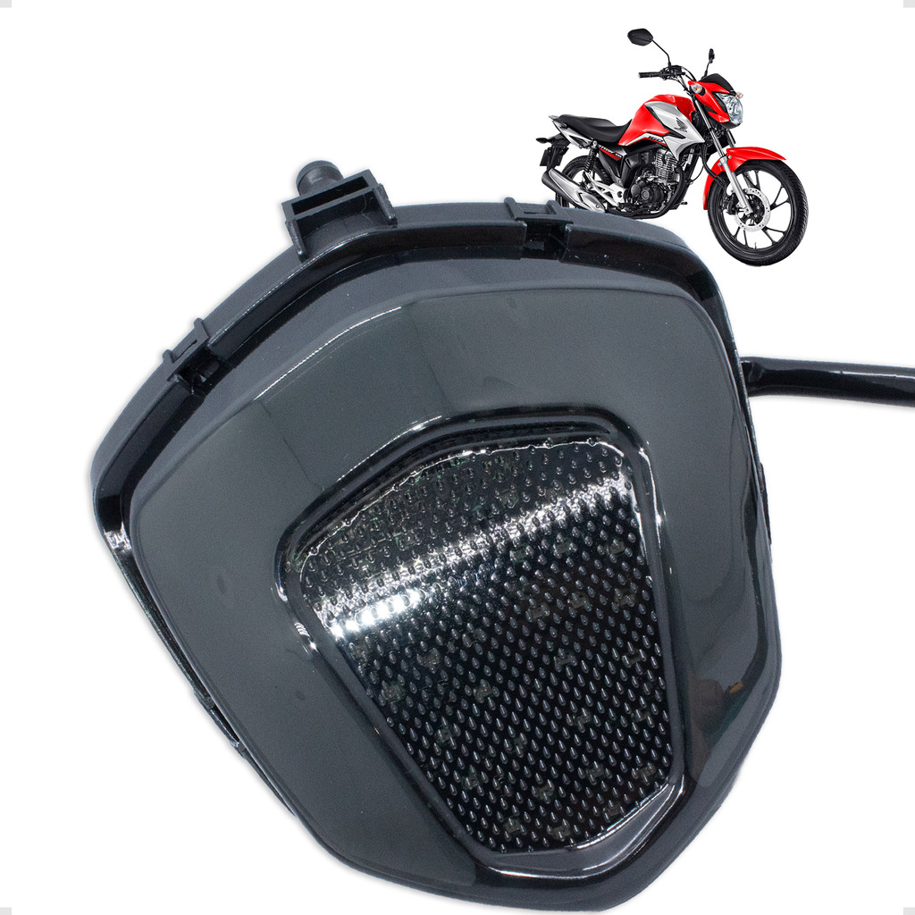 Lanterna Traseira De Led Para Cg 160 Titan Fan Start 2016 Até 2024 Sequencial Da Pra Cg 150 Start