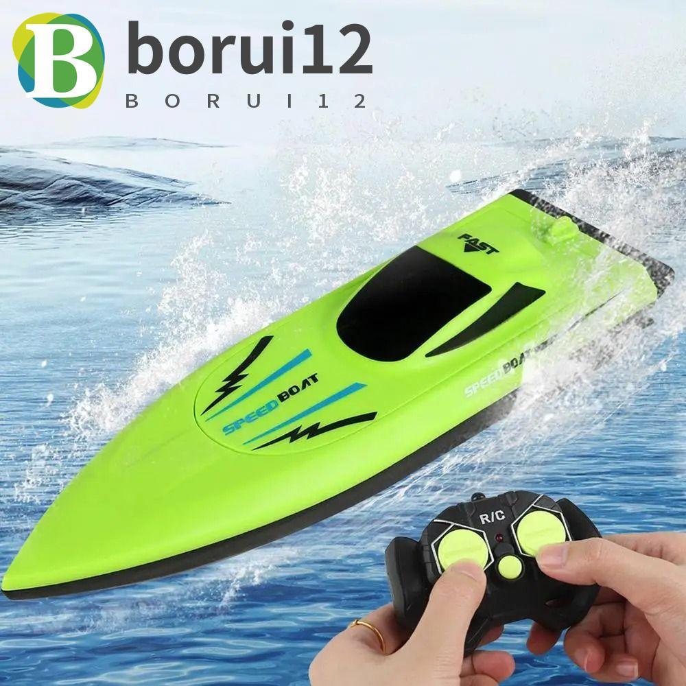 Barcos BORUIB Racer RC , Barco De Controle Remoto À Prova D'água De Alta Velocidade , Brinquedo Elétrico De Lancha Sem F