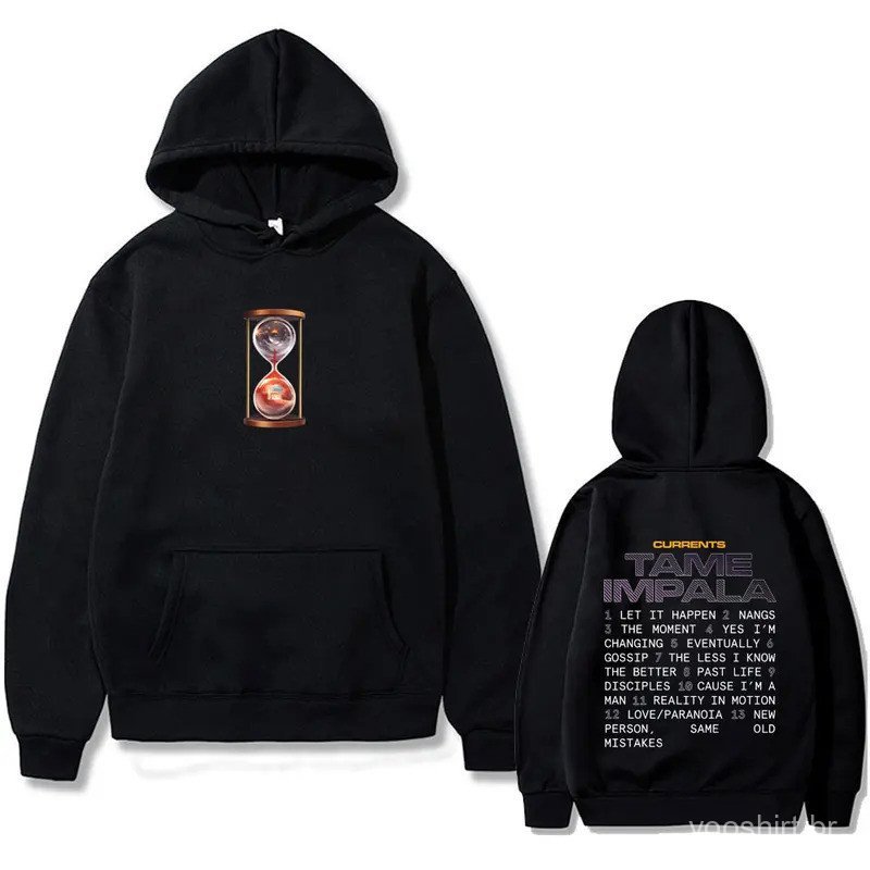 Pop Rock Band Tame Impala Currents Hoodie Men Women Casual Oversized Pullover Hoodies Unisex Fashion Vintage Hooded Swea