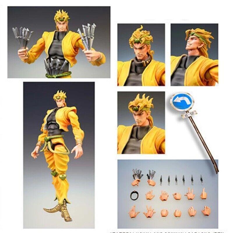 6 " JOJO's Bizarre Adventure Golden Wind DIO PVC Action Figure Modelo Brinquedo Sem Caixa