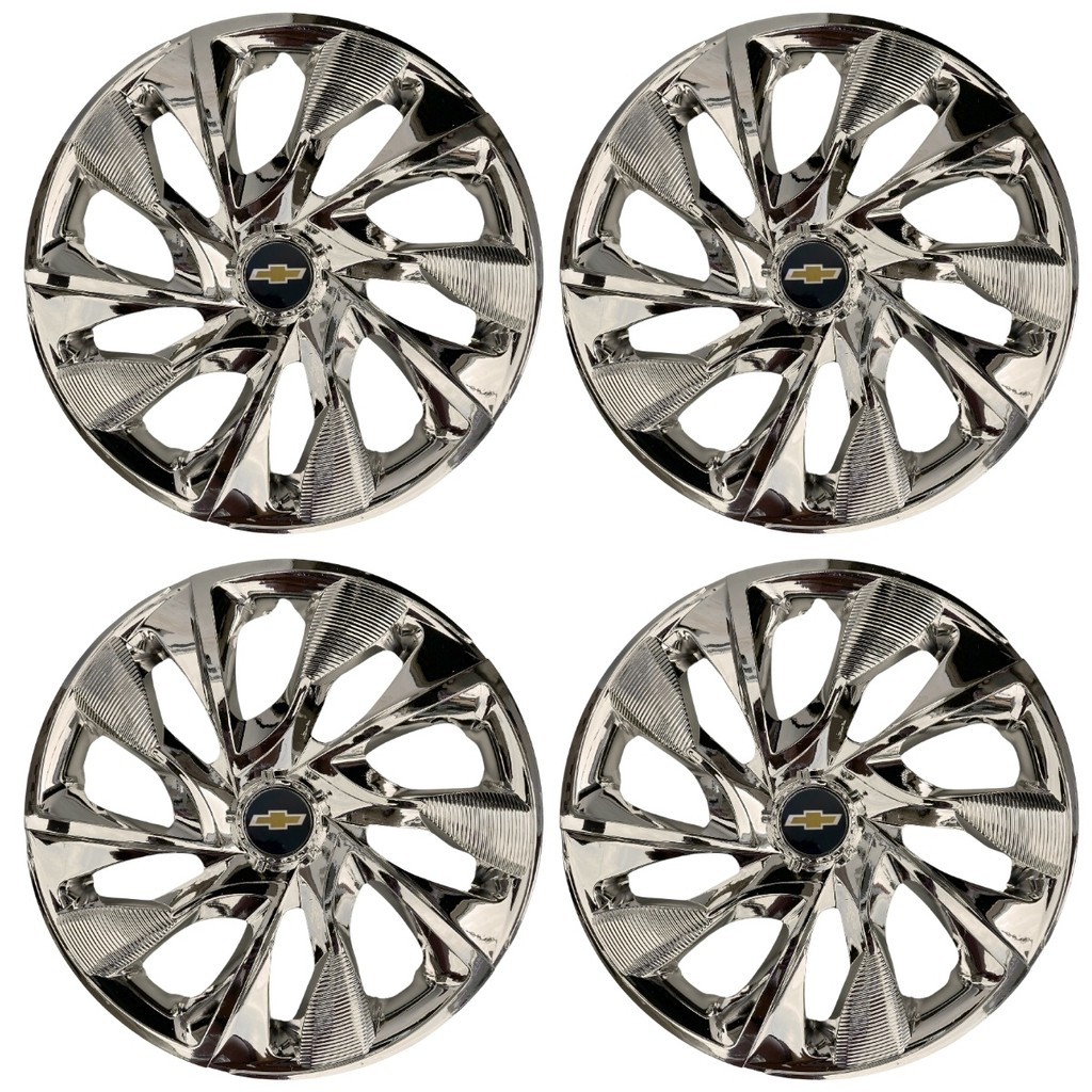 Jogo Calota Esportiva Ds4 13 Cromada Celta Corsa Prisma P
