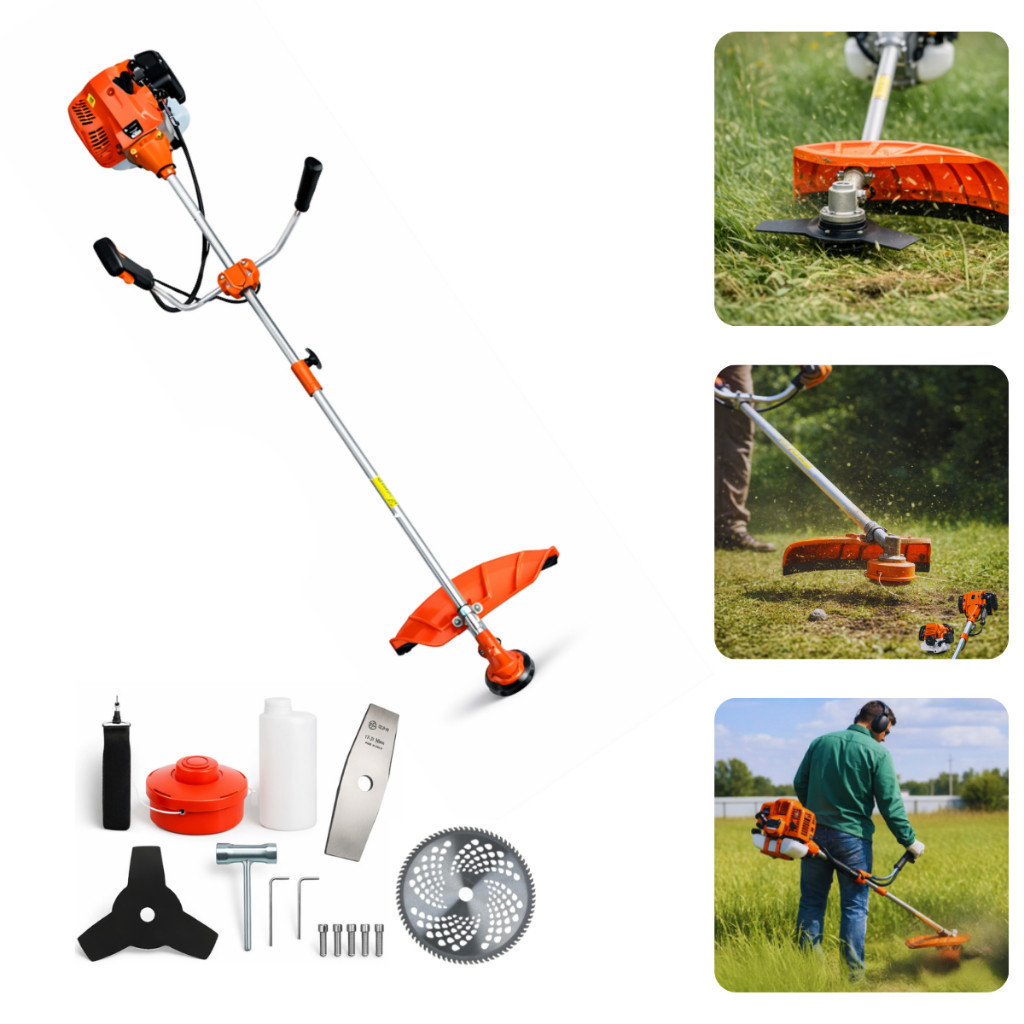 Roçadeira Nakasaki 75cc 3hp 2t Gasolina Potente Aparador Profissional Podar