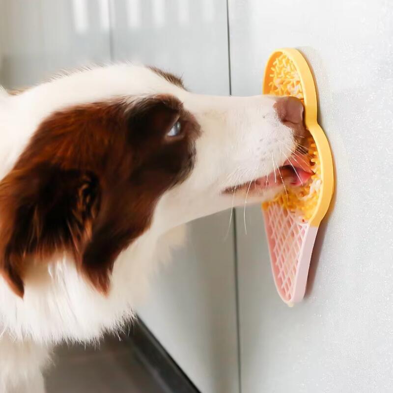 Tapete Para Lamber Cães , Em Forma De Uva Com Ventosas , Almofada Alimentador Lento Alívio De Ansiedade E Tédio