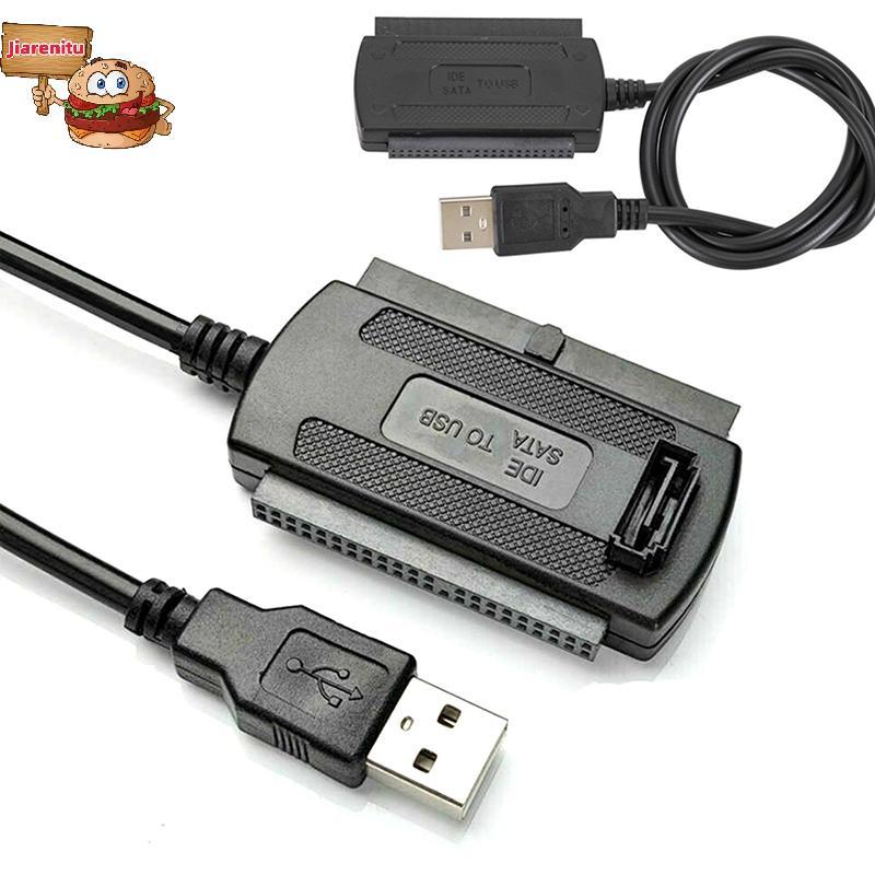 Jiarenitu USB 2.0 Para Cabo Conversor Adaptador IDE Disco Rígido De 2,5 3,5 Polegadas HD B
