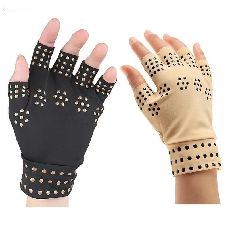 [ala] Luvas Magnéticas Tratamento De Artrite Suporte De Compressão Terapia Pressão Articular [BR]