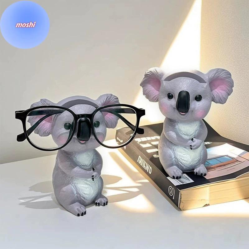 MOSHI 1 Peça Suporte De Óculos De Animal Fofo Engraçado Coala Sol Expositores Criativos Prateleira Decoração De Escritór