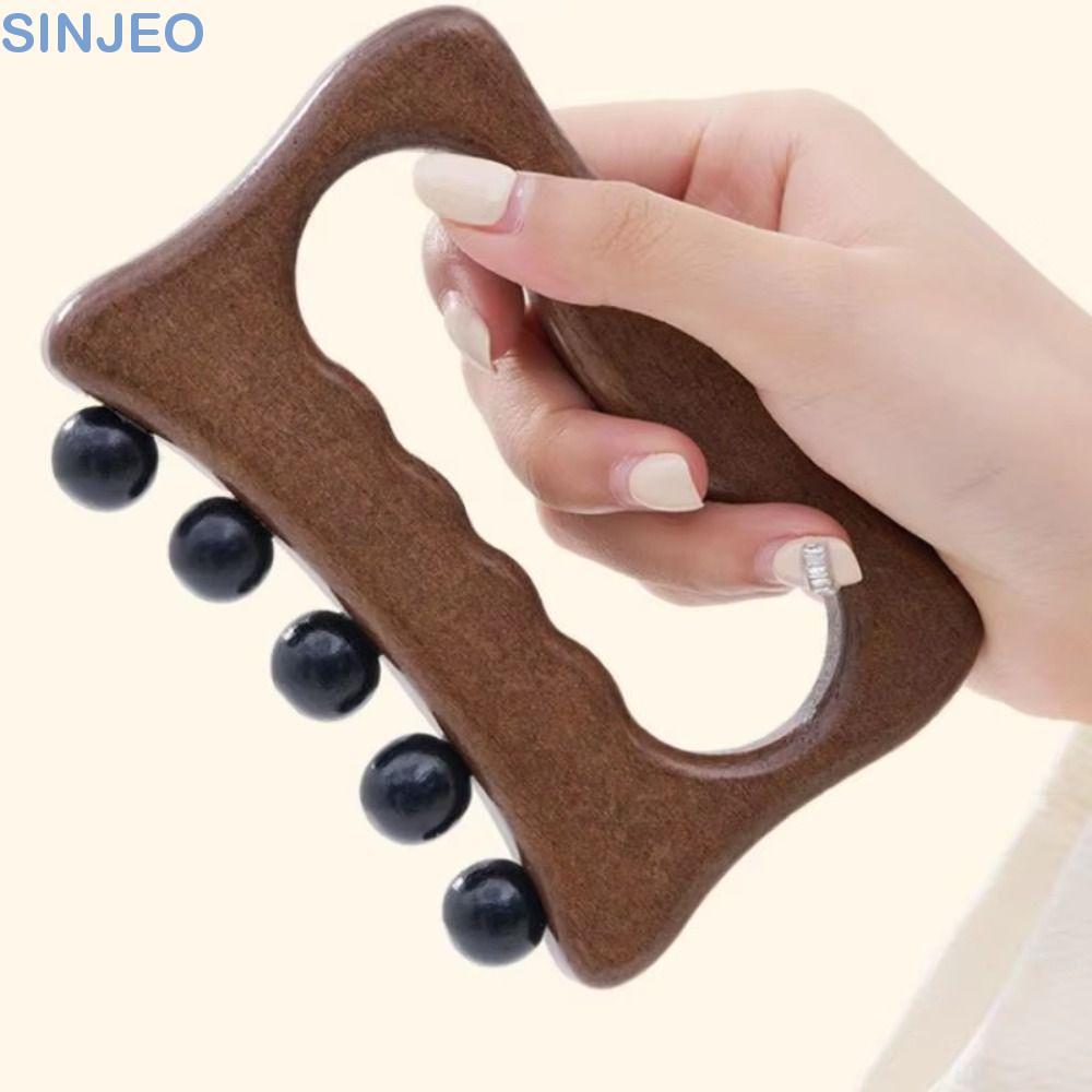 Massageador De Drenagem Linfática SINJEO , Raspador De Massagem Manual Portátil Natural , Pá De Aperto Gua Sha