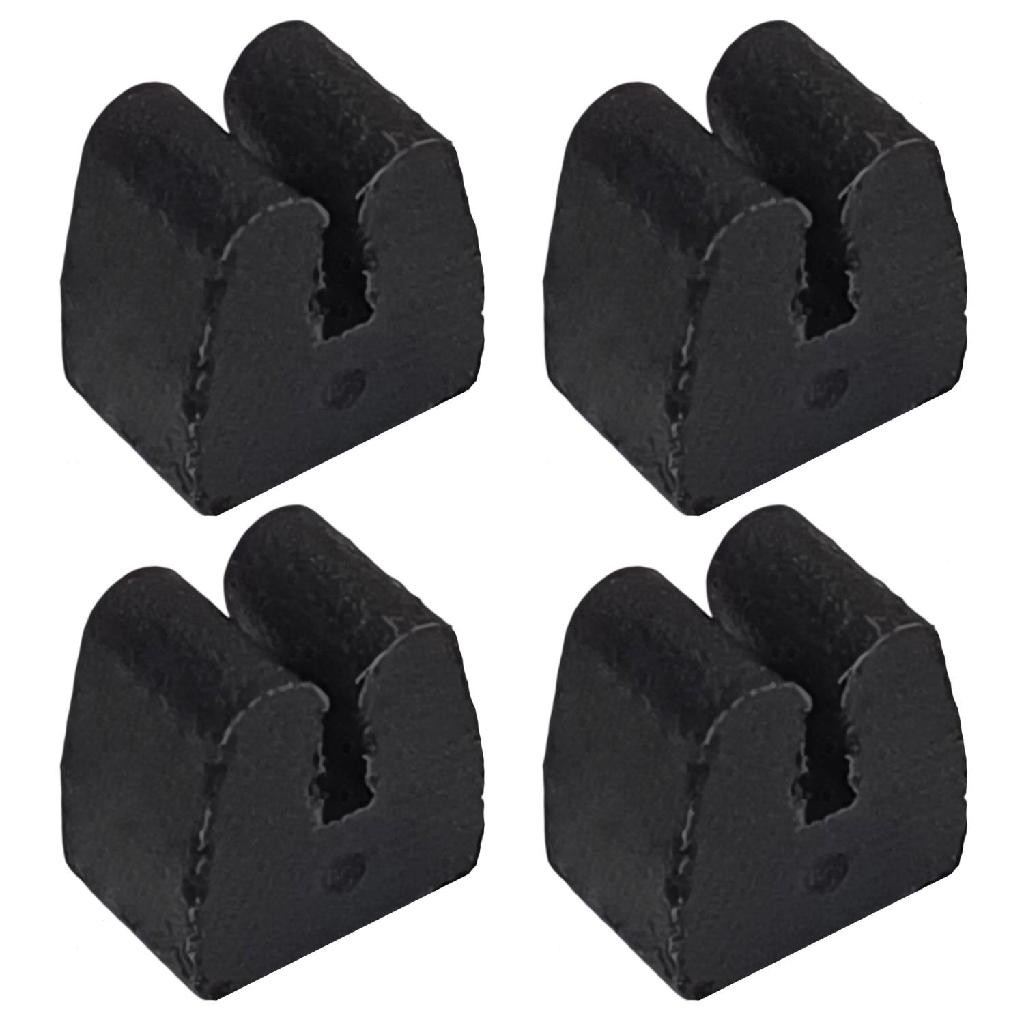 Kit 4 Borracha Da Trempe Grade Para Fogão Cooktop Electrolux