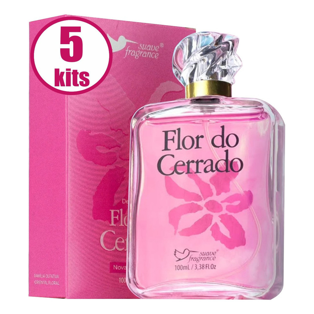5 Perfume Flor Do Cerrado Fragrância Suave Fragrance