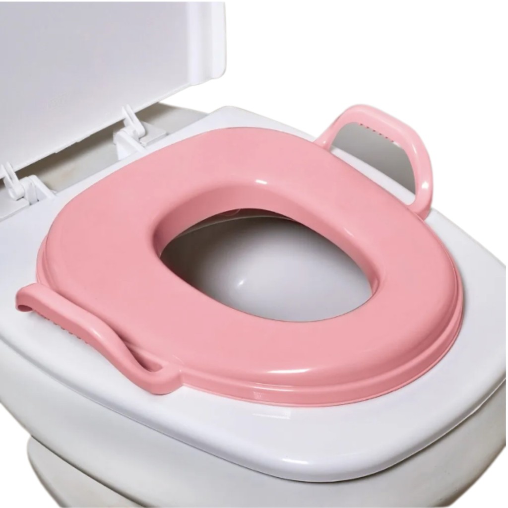 Assento Redutor Infantil Com Alças E Trava Rosa Plasutil