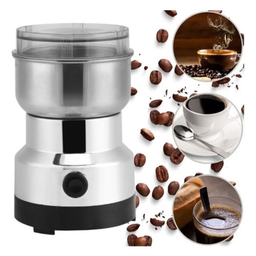 Eps-674 moedor multifuncional de café grão sementes e especiarias elétrico inox portátil cafeteria