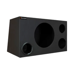 Caixa trio 1x12 45 litros com divisória - duo super bass