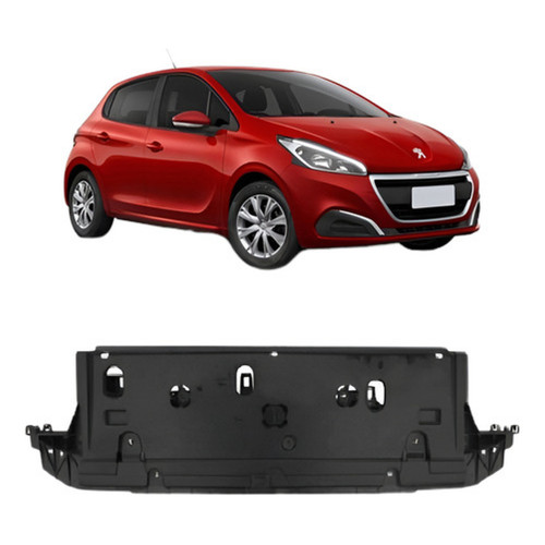 Defletor Interno Inferior Parachoque Peugeot 208 2017 2018 2019