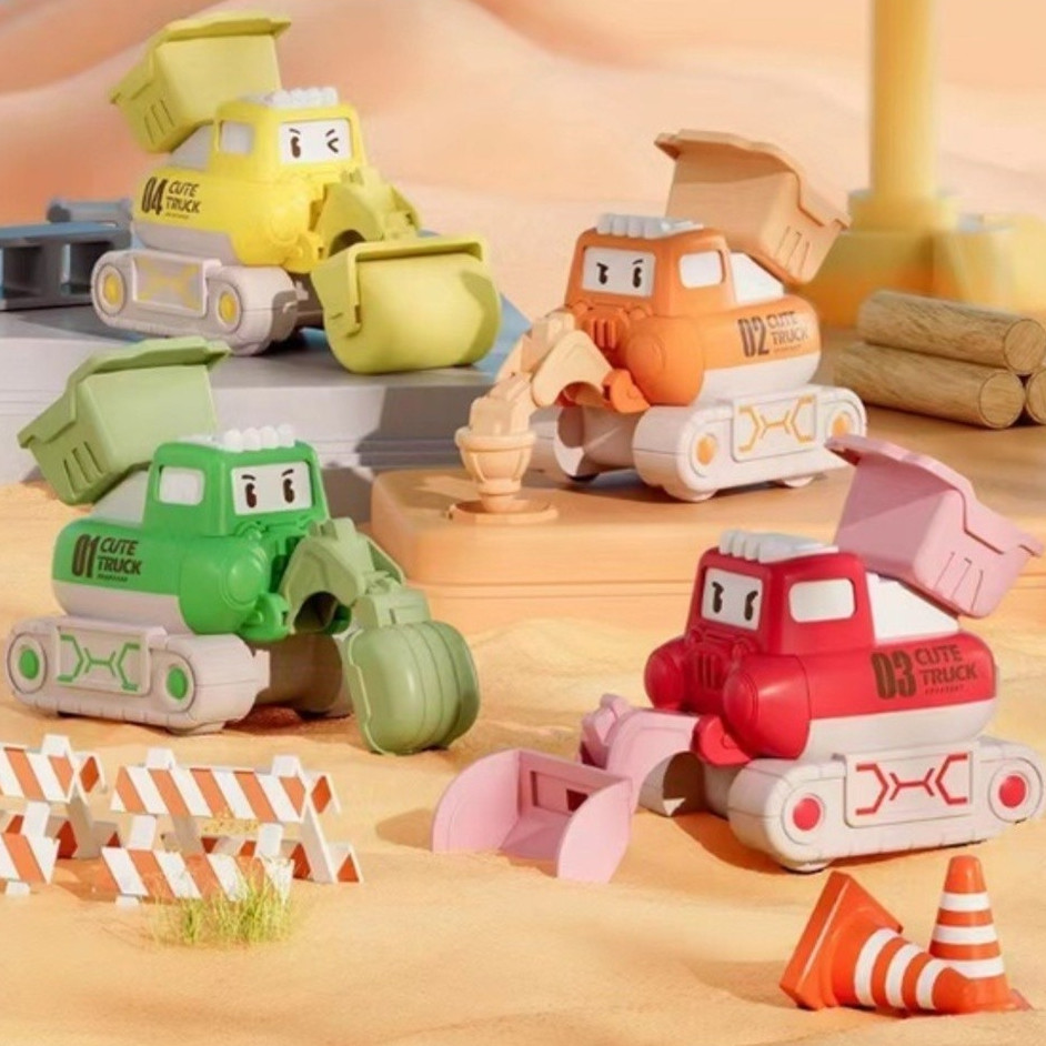 Kit 4 Carrinho de Construção civil Brinquedo infantil carrinho de obra