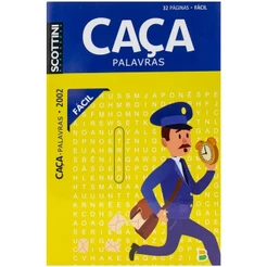 Scottini Caça-palavras com 32 pág | N.2002 | Fácil