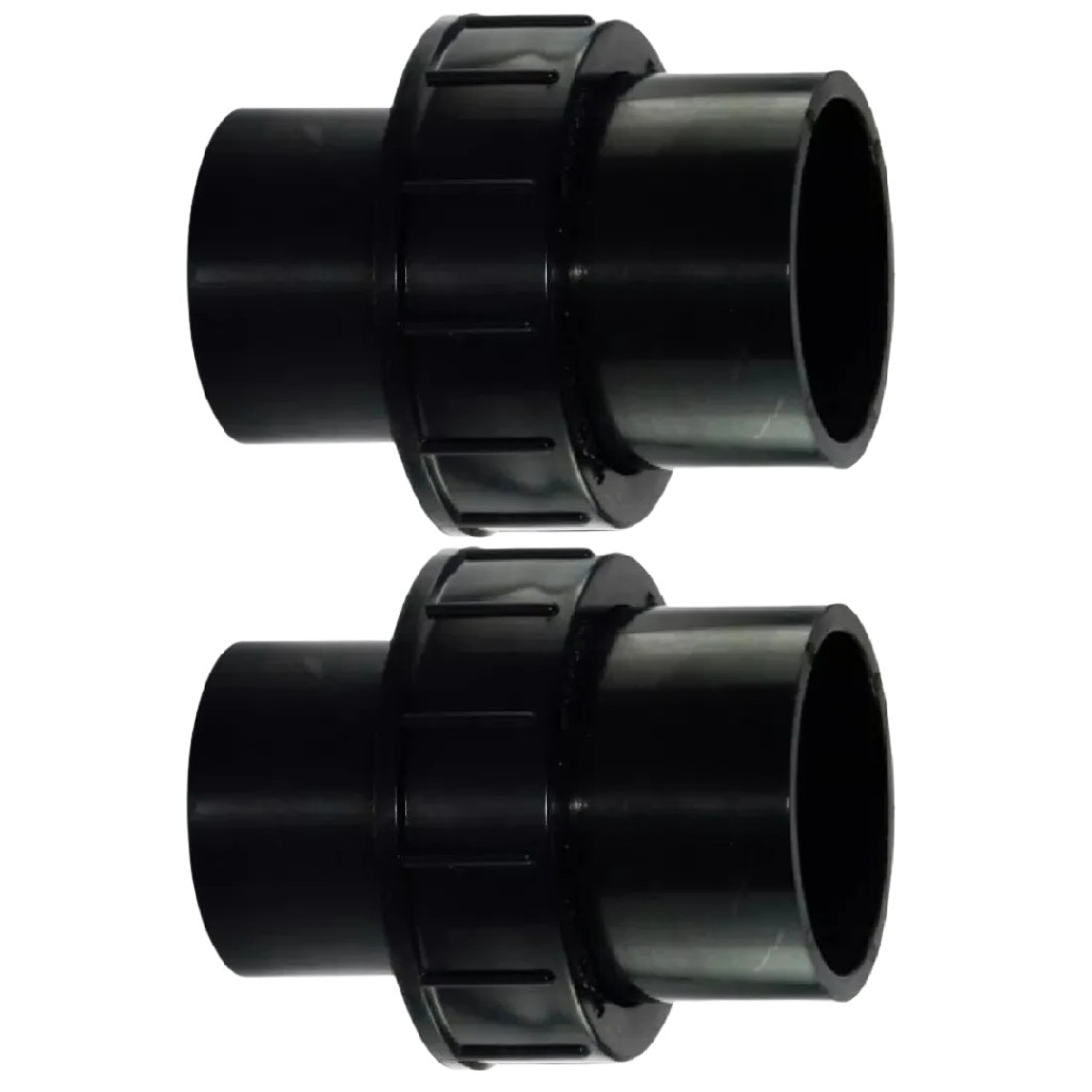 KIT 2 União Para Motobomba de Piscina 50mm – Conexão Rápida, Vedação Segura ATENDE TODAS AS BOMBAS