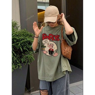 Camiseta Casual Popeye Desenho Unissex 100% Algodão Premium Envio Imediato Kançamento 2025 em Oferta na Shopee