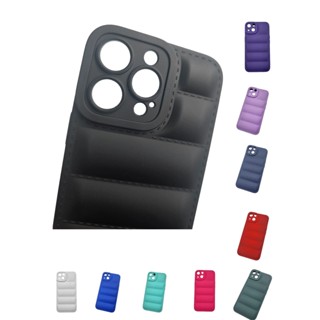 Capa de Compatível  IPhone 13 14 PRO MAX Puffer Acolchegante Silicone em Oferta na Shopee