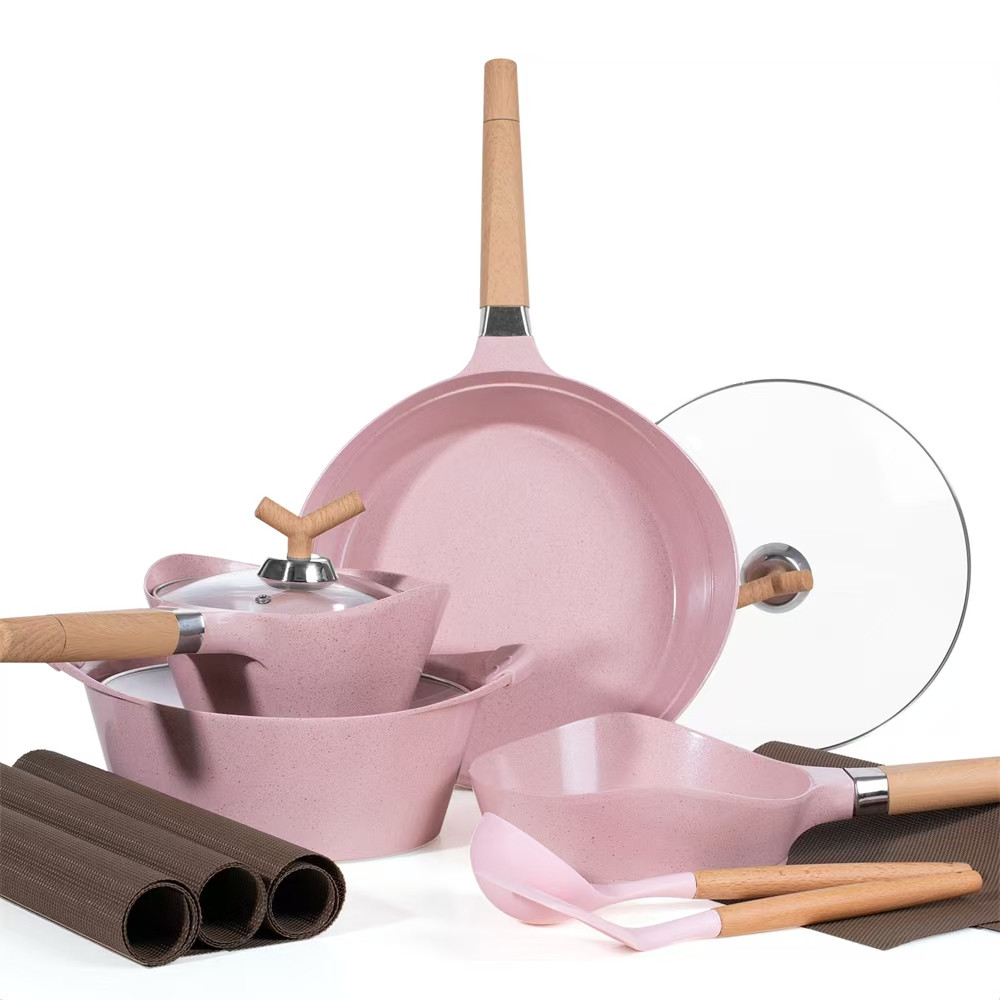 Jogo de Panelas 15 Peças Indução Gás Conjunto de Panelas,material fundido de alumínio. em Oferta na Shopee