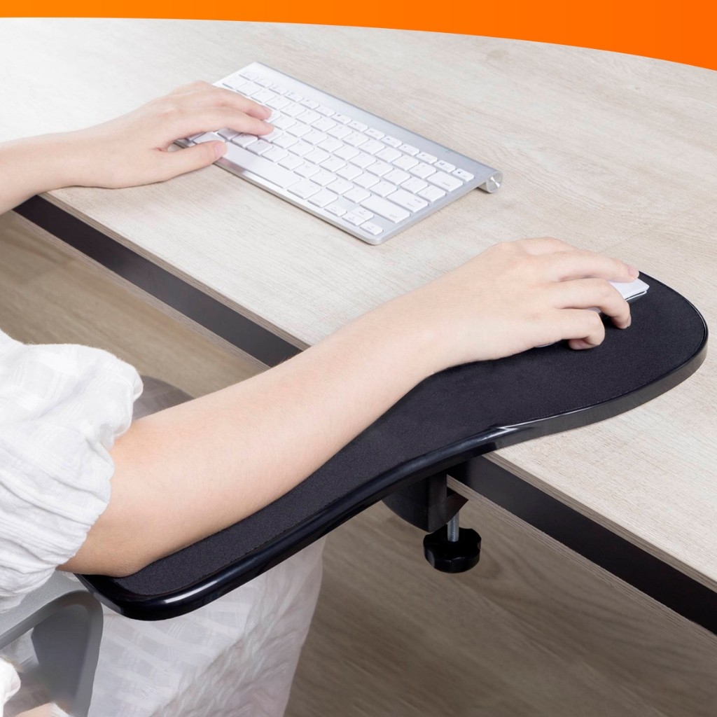 Apoio Ergonômico Para Computador Notebook Braço Apoio Ergonômico Confortável Com Fixação Mesa Descanso Nano Shop