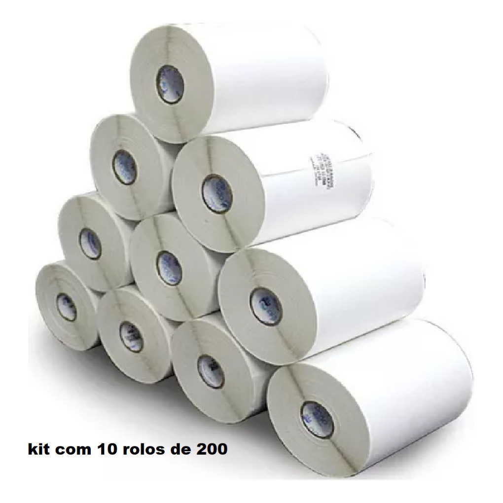2000 Etiqueta 10x15 100x150 Térmica Serrilha E-commerce