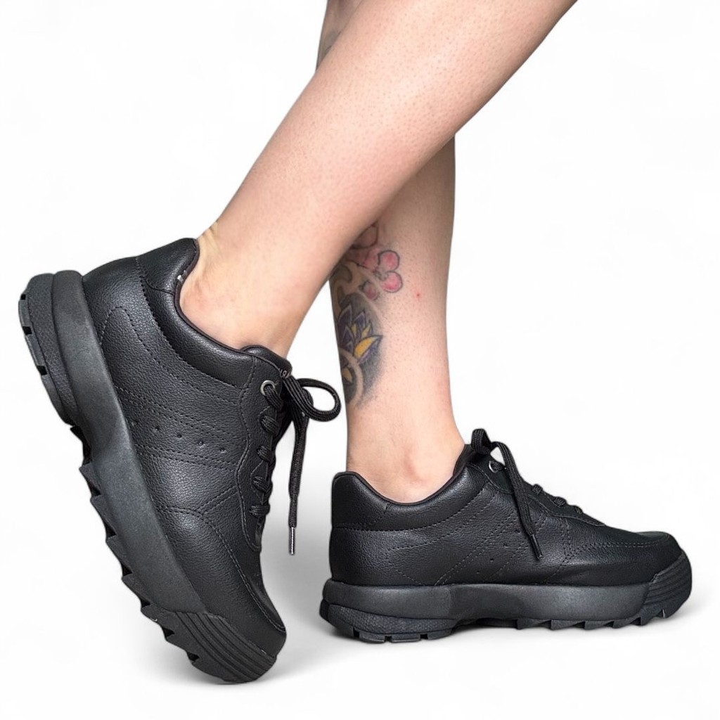 Tênis Feminino Preto Sola Tratotada Ramarim 2575201-3 em Oferta na Shopee
