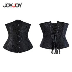 Corselet Feminino Plus Size 6XG Cinta Modeladora Jacquard Spandex Underbust Espartilho Sexy Sem Copas Shaper