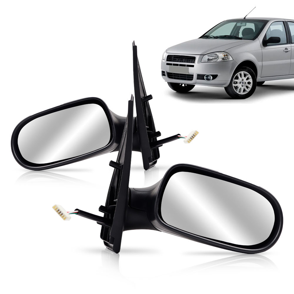 Retrovisor Palio 2008 2009 2010 2011 4 Portas Elétrico em Oferta na Shopee