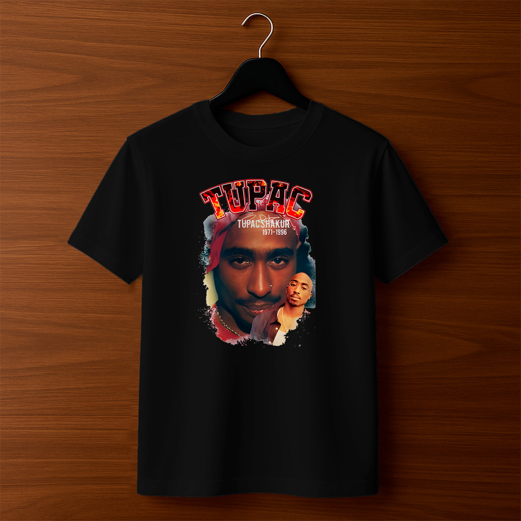 Camisa 100% Algodão Camisa Estampa Tupac Premium Masculina