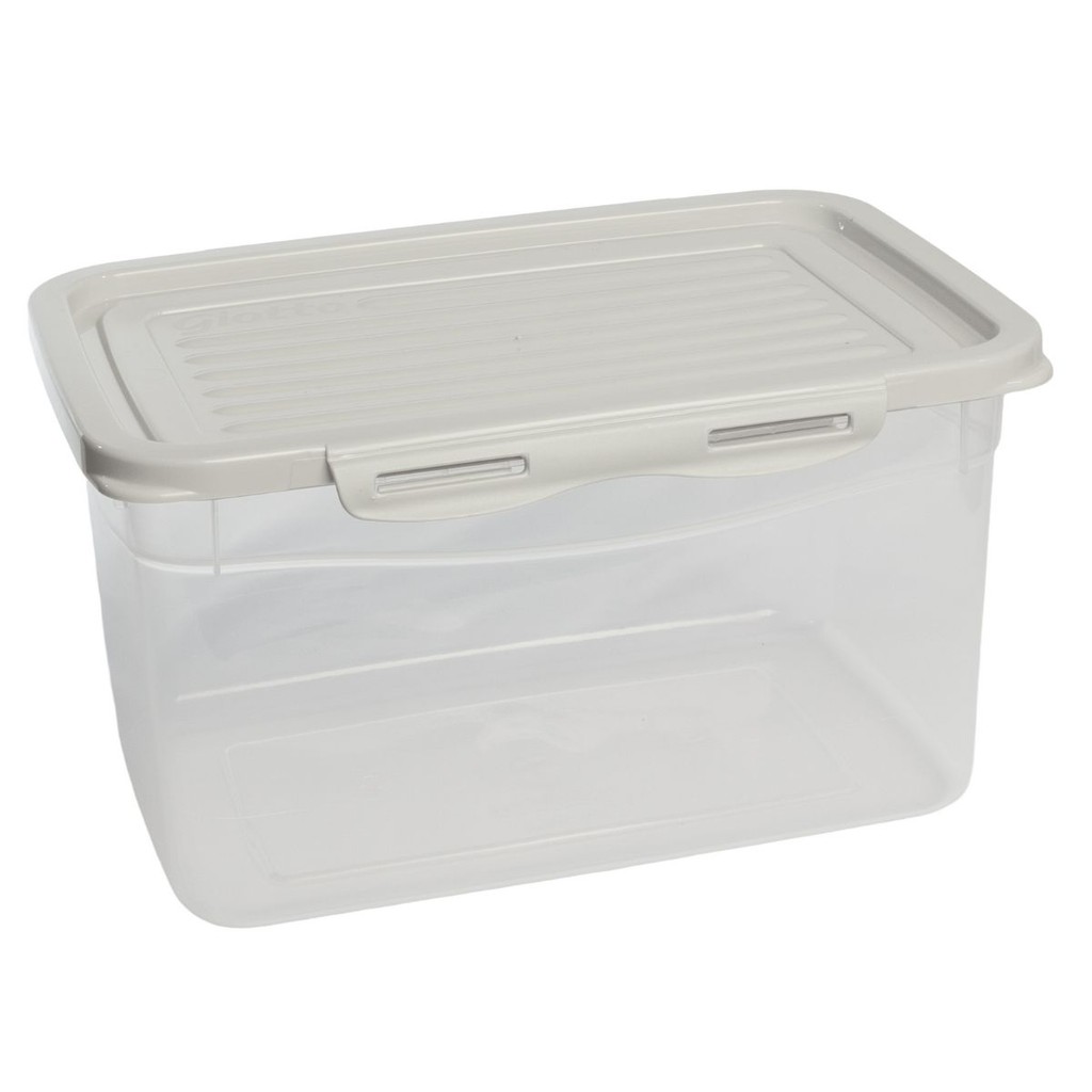 Pote Com Tampa e Trava 4,4L Off White Unidade em Oferta na Shopee