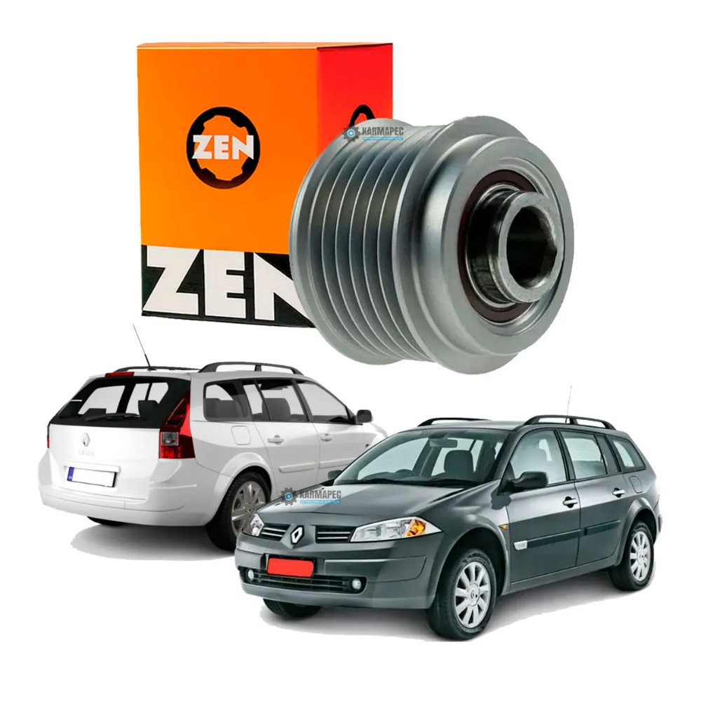Polia Alternador Roda Livre Renault Megane Laguna Scenic - Zen 5585