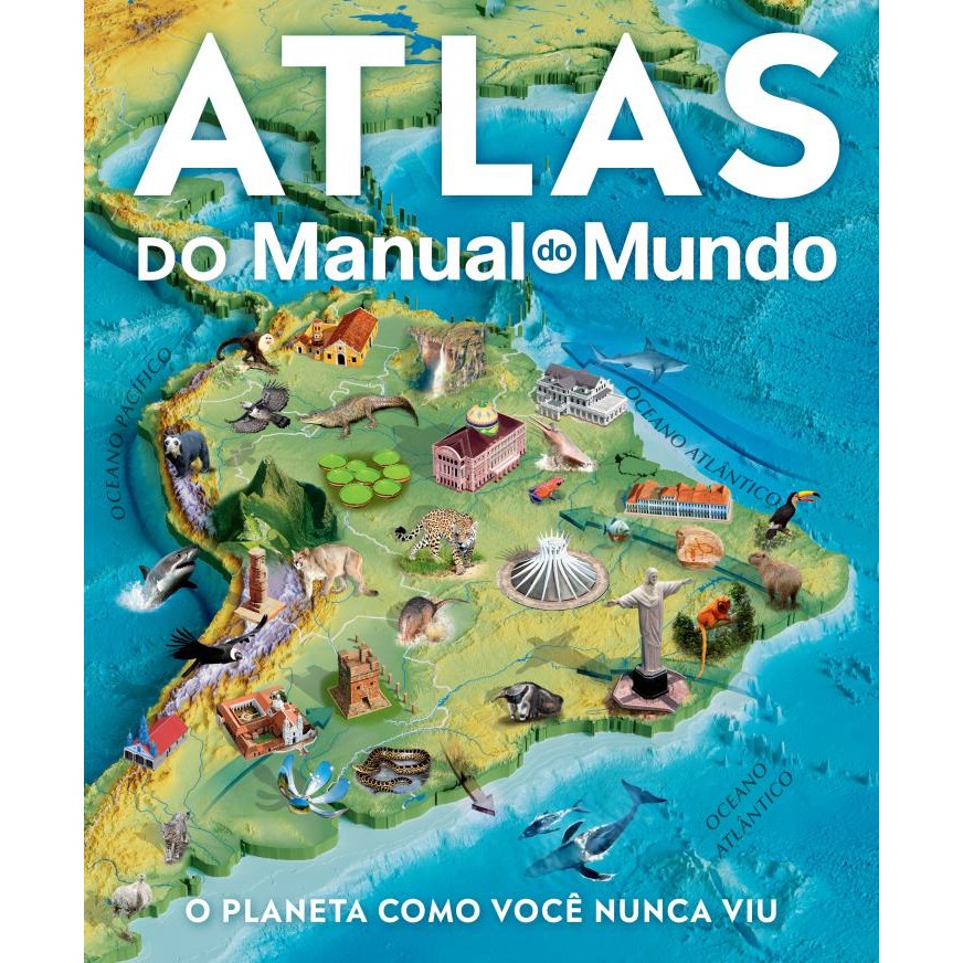 Atlas do Manual do Mundo - Editora Sextante em Oferta na Shopee