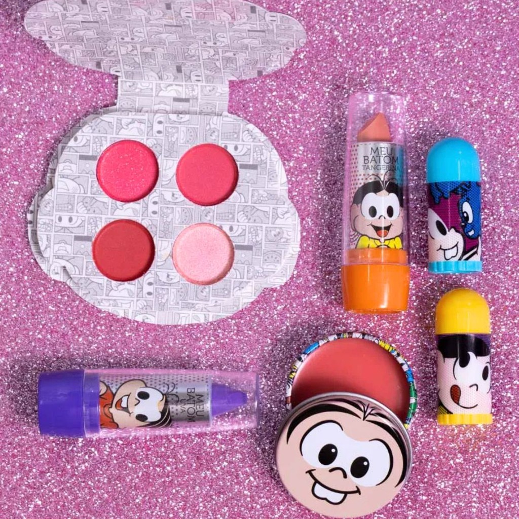 Kit Infantil 6 Peças Cor e Proteção Turma da Mônica com Caixa Presente · foto 2